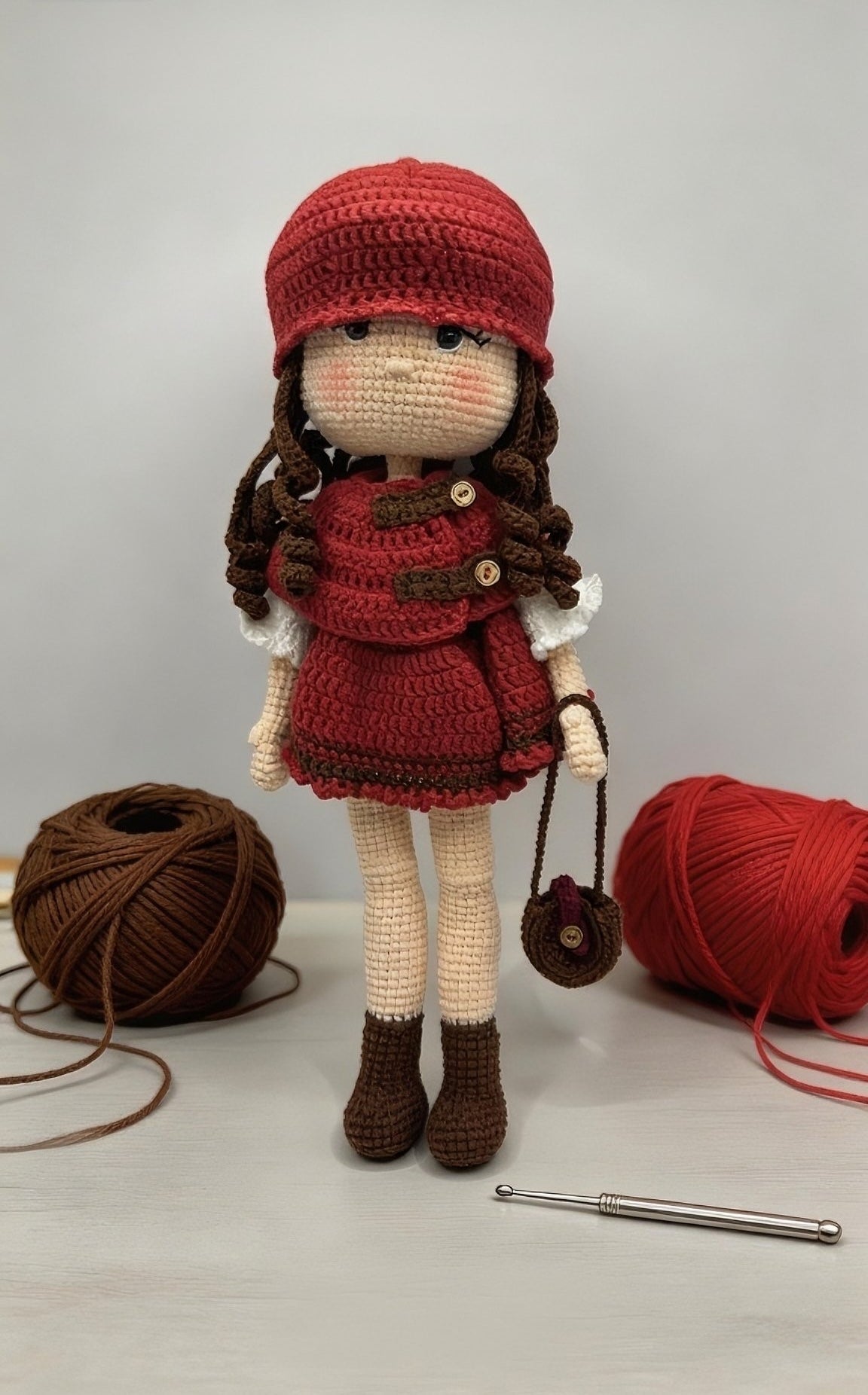 Crocheted Doll - handmadeknit
