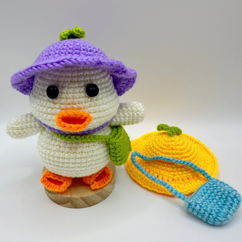 Handmade Crocheted Duckling