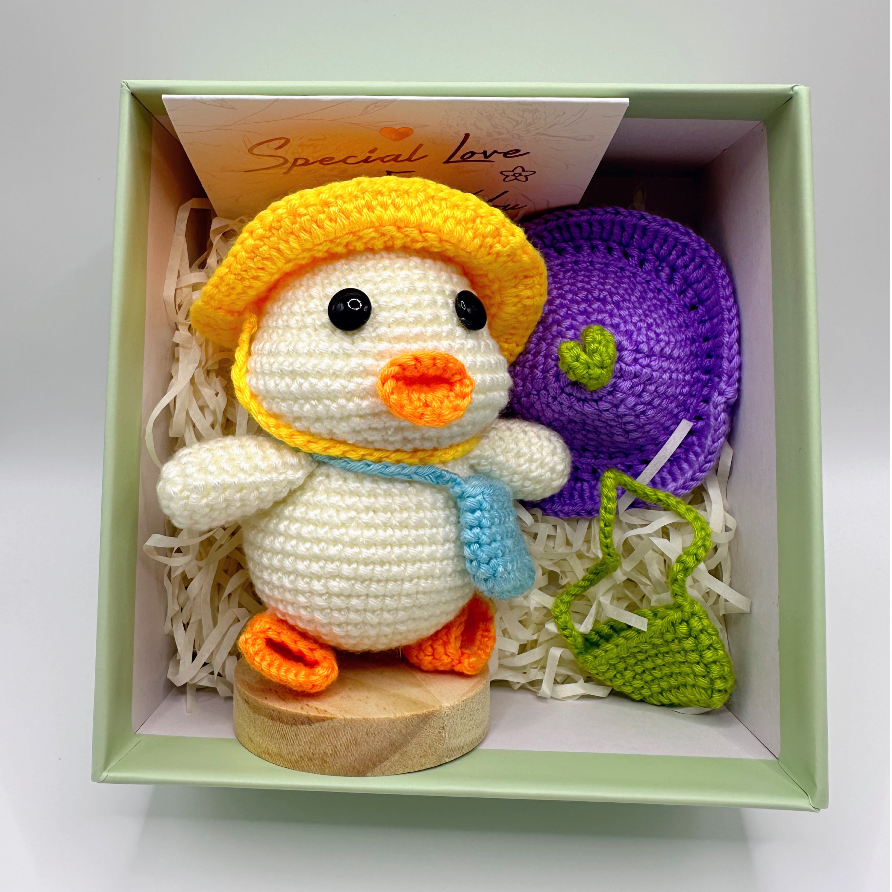 Handmade Crocheted Duckling