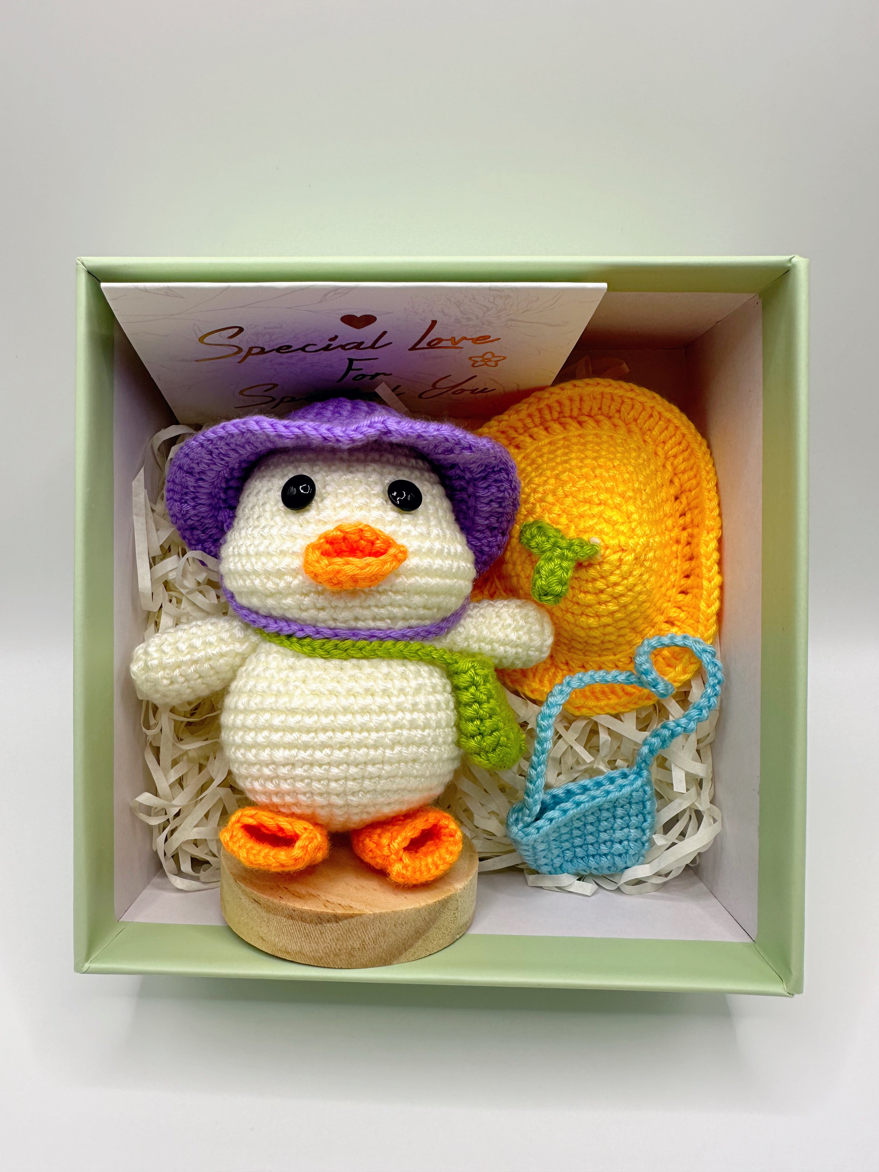 Handmade Crocheted Duckling