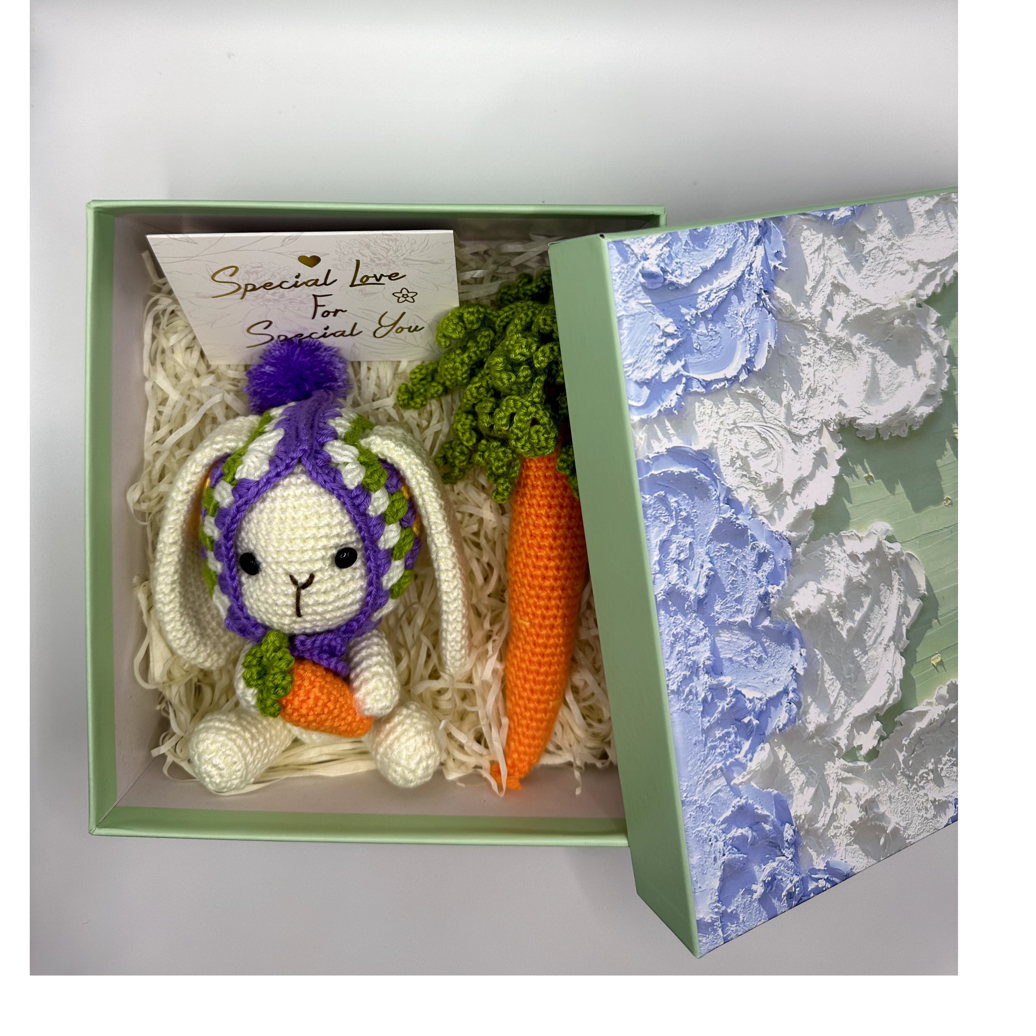 crocheted carrot