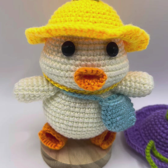 Handmade Crocheted Duckling