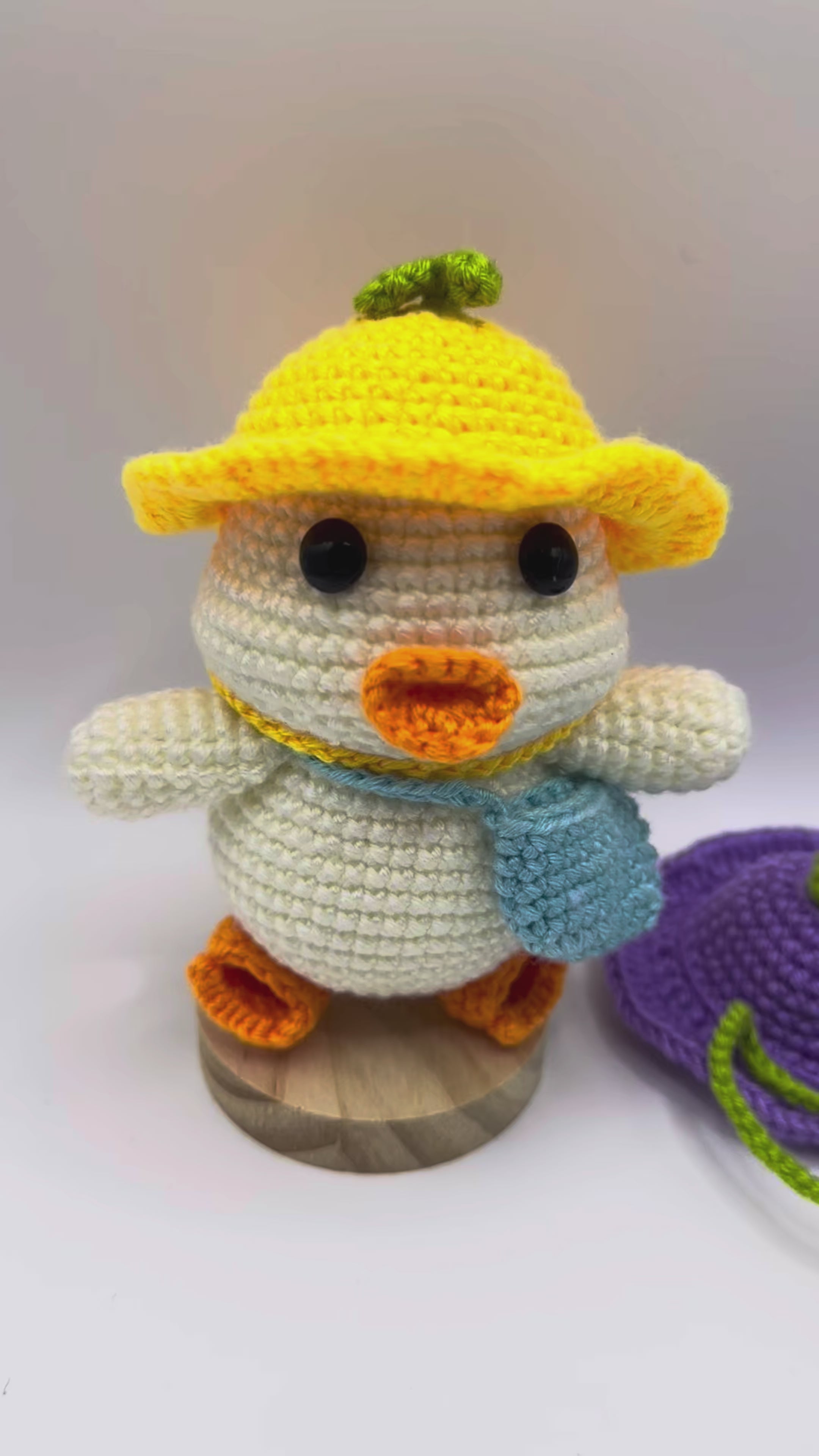Handmade Crocheted Duckling
