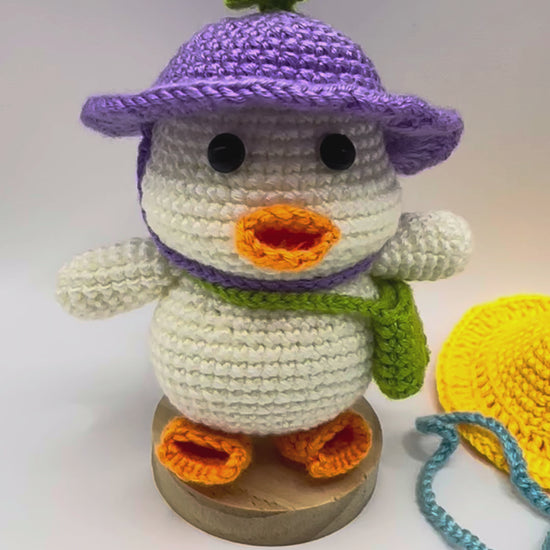 Handmade Crocheted Duckling