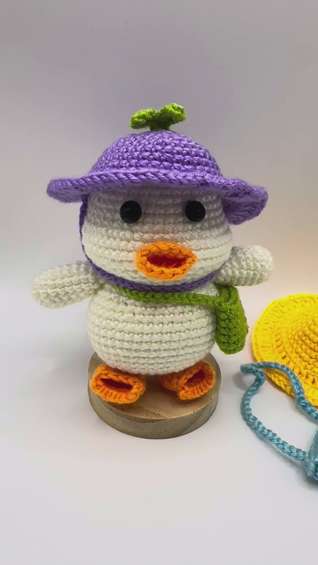 Handmade Crocheted Duckling
