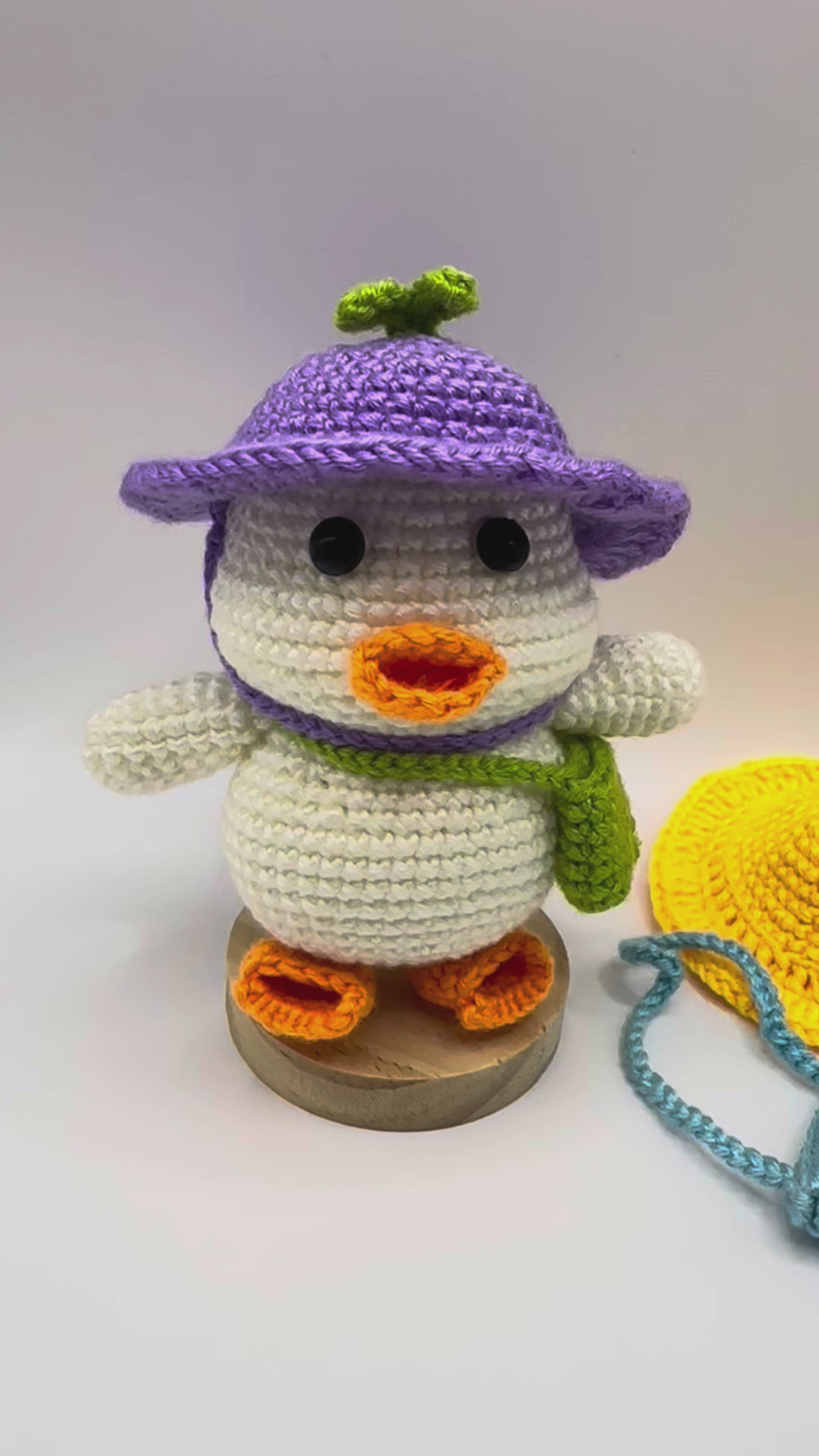 Handmade Crocheted Duckling