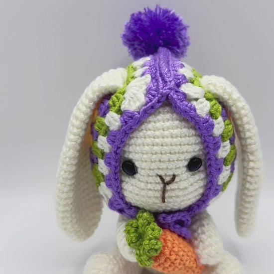 crocheted bunny