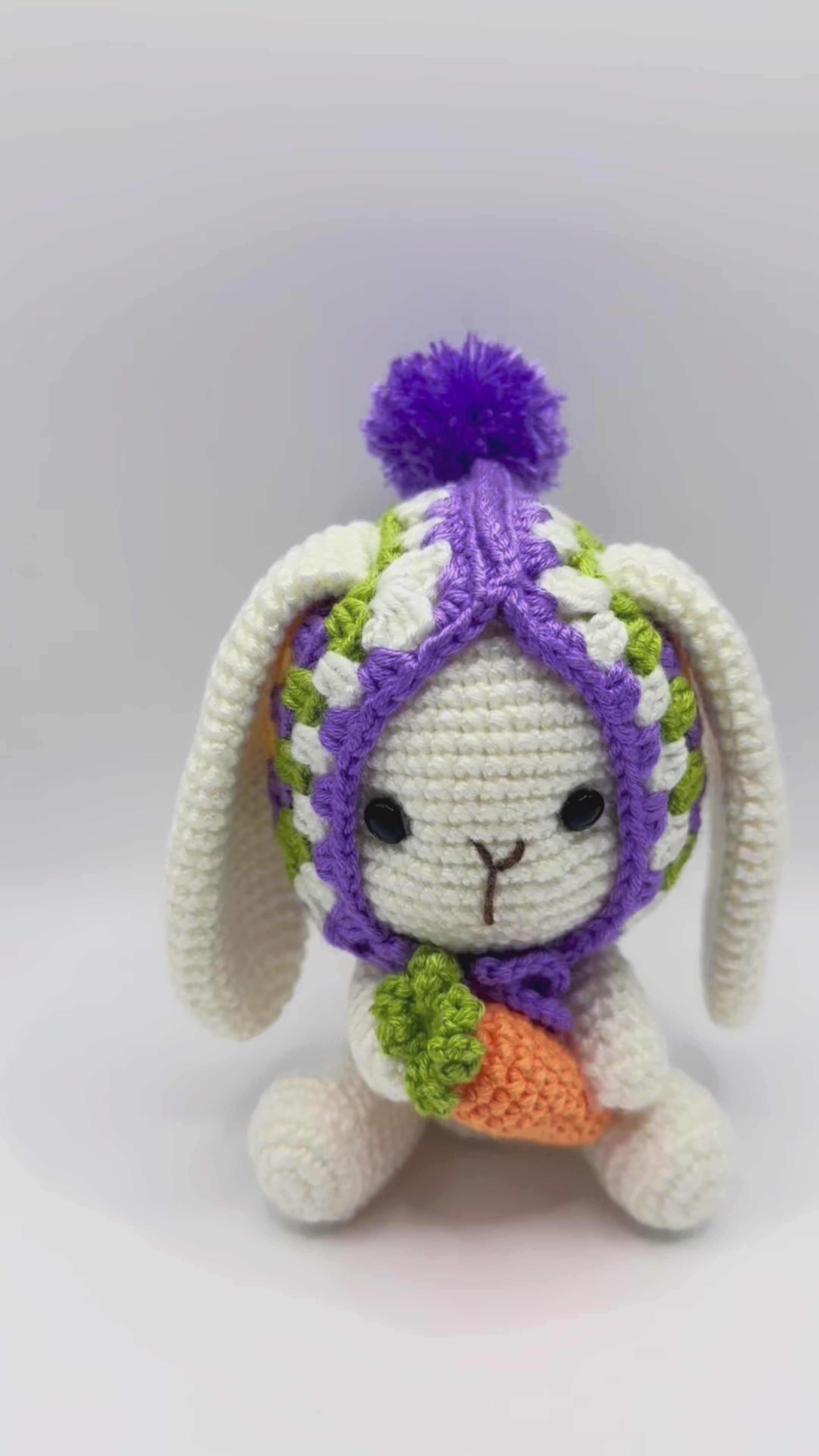 crocheted bunny